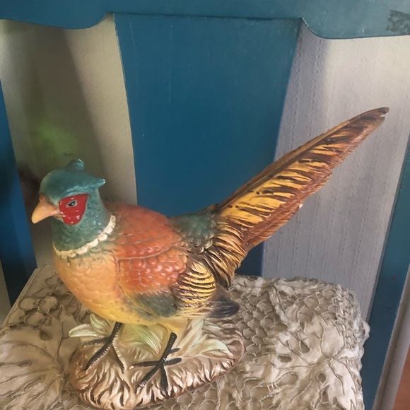 Vintage Hand-painted Ring-Necked Pheasants Bird Figurines Made in JAPAN - Picture 6 of 16